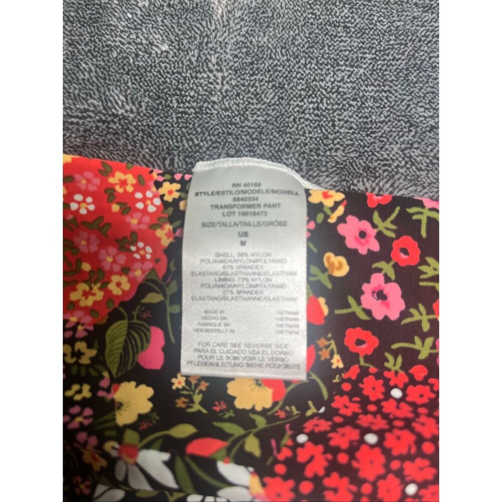Skinny Dippers Reversible Bikini Bottom Floral Black Ruched Swim Medium NWT - Picture 3 of 6